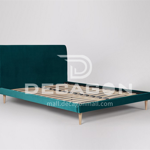 Yhx C012 Nordic Simple Modern Style, Simple Modern Wood Bed Frame